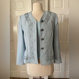 John Meyer of Norwich Blazer Women's Cuff Evening Jacket Size 4P